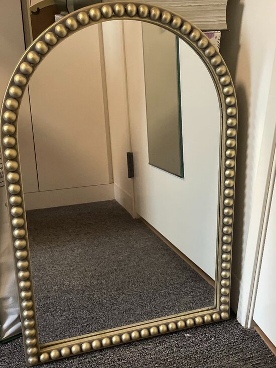 Other - Beautiful Gold Arched Mirror - 19 x 29 in